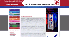 Desktop Screenshot of lift-engineering.co.uk